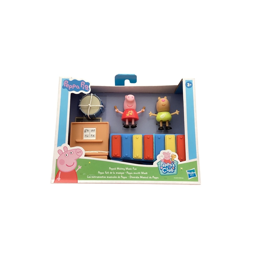 Peppa Pig Making Music Fun Playset Peppa and Pedro Pony Hasbro F2216 F2189 New